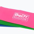 Bandă de rezistență Body Sculpture Bb 103 pink/green/blue 5