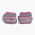 Greutăți pentru încheieturi Body Sculpture Bb 2700Uepk 2 x 0,5 kg grey/pink 2