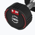 Ganteră cauciucată Body Sculpture TPU BW 133 10 kg black 5