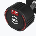 Ganteră cauciucată Body Sculpture TPU BW 133 16 kg black 5