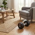 Ganteră cauciucată Body Sculpture TPU BW 133 16 kg black 10