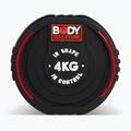 Ganteră cauciucată Body Sculpture TPU BW 133 4 kg black 4
