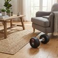 Ganteră cauciucată Body Sculpture TPU BW 133 4 kg black 10