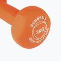 Ganteră cauciucată Body Sculpture BW 513 z PVC 3 kg orange 5