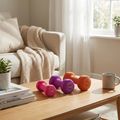 Ganteră cauciucată Body Sculpture BW 513 z PVC 3 kg orange 7