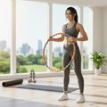 Hula hoop cu greutate Body Sculpture Bb 6430 1.2 Kg grey/orange 9