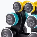 Set de gantere cu suport Body Sculpture Smart Bw 108Dt 24 kg yellow/blue/black 2