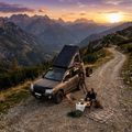Cort de acoperiș 2-persoane OFFLANDER Triangle Slim Wolf black 12