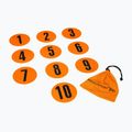 Yakimasport marcaje de teren 10 buc. plat portocaliu 100326
