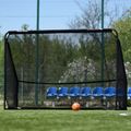 Yakimasport GIZA poartă de fotbal 300 x 200 cm negru 100571