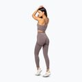 Colanți de antrenament pentru femei  Carpatree Allure Seamless brown melange (pepper corn) 3