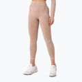 Colanți de antrenament pentru femei  Carpatree Yasmine Seamless beige stone wash