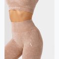 Colanți de antrenament pentru femei  Carpatree Yasmine Seamless beige stone wash 5