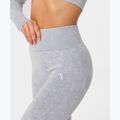 Colanți de antrenament pentru femei  Carpatree Yasmine Seamless blue stone wash 6