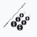 Gipara Iron Pump Iron Pump Set de exerciții 27,5 kg negru 8884 4