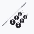 Gipara Iron Pump Set de exerciții 29,5 kg negru 8885 4