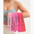 Set de benzi de antrenament FORCEBAND Mini Band 5 szt. + E-BOOK pink 5