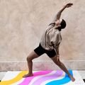 Covoraș de yoga/fitness FORCEBAND Wave 4 mm multicolor 5