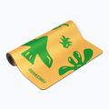 Covoraș de yoga/fitness FORCEBAND Energy Yellow 4 mm green/yellow 2