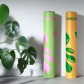 Covoraș de yoga/fitness FORCEBAND Energy Pistachio 4 mm pistachio/pink 4