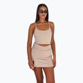 Fustă Chiara Wear Tennis z kolarkami beżowy