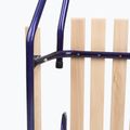 Sănii metalice HUMBAKA with backrest and footrests navy blue 6