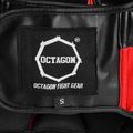 Octagon Cască de box roșu simplu 4