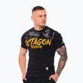 Tricou pentru bărbați Octagon Second Face black/multicolor 4