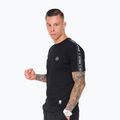 Tricou pentru bărbați Octagon Stripe black/white 3