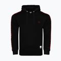 Bluză pentru bărbați Octagon Stripe Hoodie black/red
