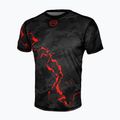 Tricou de antrenament pentru bărbați Octagon Marble camo roșu