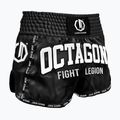 Pantaloni scurți de antrenament Octagon Kickboxing/Muay Thai Legion Fight Legion Premium black/white