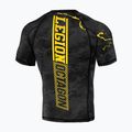 Rashguard bărbați Octagon Legion Premium negru/galben 2