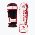 Apărători tibii Octagon Legion Flower white/red 2