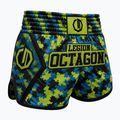 Pantaloni scurți de antrenament Octagon Legion Kickboxing/Muay Thai Premium toxic unit
