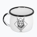 Cană de drumeții Alpinus Enamelled White Lynx
