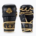 Mănuși de grappling DBX BUSHIDO Master MMA negru/auriu