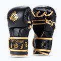 Mănuși de grappling DBX BUSHIDO Master MMA negru/auriu