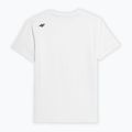 Tricou de antrenament pentru bărbați 4F alb 4FSS23TFTSM259-10S 2