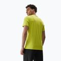 Tricou de antrenament pentru bărbați 4F M448 verde canar 2