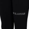 Colanți de antrenament pentru femei Gym Glamour Push Up Deep Black 311 7