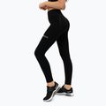 Colanți de antrenament pentru femei Gym Glamour Push Up Deep Black 311 3