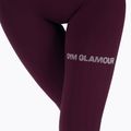 Colanți de antrenament pentru femei GymGlamour Push Up Grape 314 4