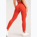 Colanți de antrenament pentru femei Gym Glamour Push Up Coral 369 18