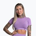 Tricou de antrenament pentru femei  Gym Glamour Seamless Rashguard lilac