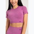 Tricou de antrenament pentru femei  Gym Glamour Seamless Rashguard pink 3