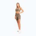 Colanți scurți de antrenament pentru femei Gym Glamour Push Up Nude 316 12