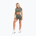 Pantaloni scurți de antrenament pentru femei Gym Glamour Seamless khaki 2