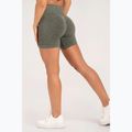 Pantaloni scurți de antrenament pentru femei Gym Glamour Seamless khaki 5