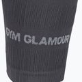 Colanți scurți de antrenament pentru femei Gym Glamour Push Up Grey 404 8